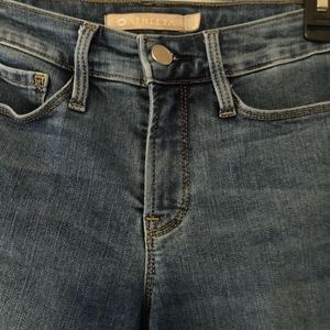 Athleta high rise straight jeans size 2